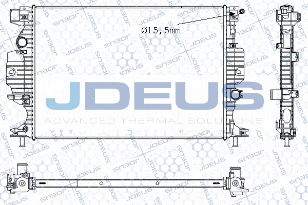 M0121270 JDEUS Радиатор, охлаждение двигателя