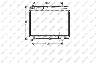 TY325R003 PRASCO Радиатор, охлаждение двигателя