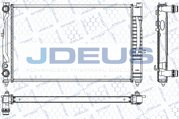 RA0010160 JDEUS Радиатор, охлаждение двигателя