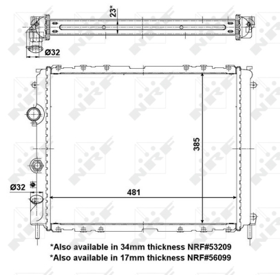 WG1723049 WILMINK GROUP Радиатор, охлаждение двигателя