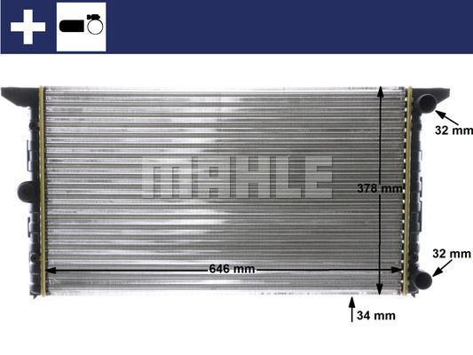 CR1534000S MAHLE Радиатор, охлаждение двигателя