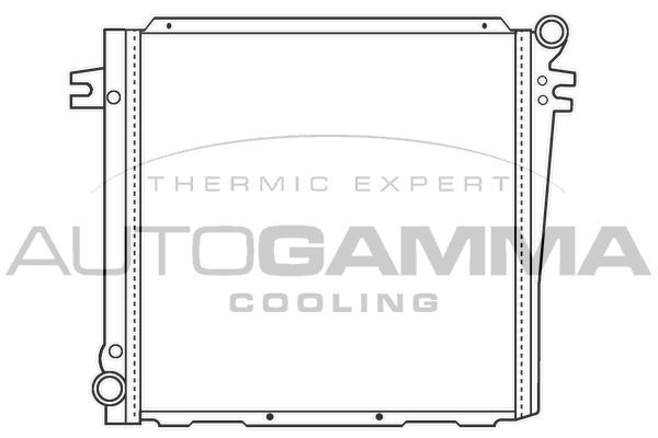 100118 AUTOGAMMA Радиатор, охлаждение двигателя