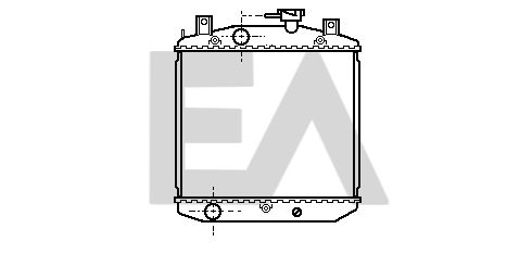 31R19010 EACLIMA Радиатор, охлаждение двигателя