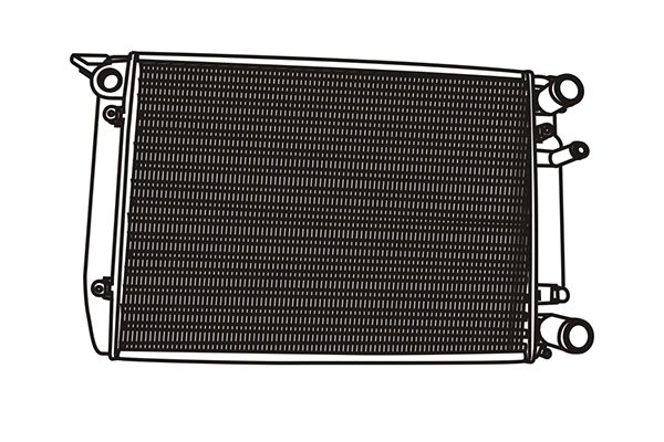 321075 WXQP Радиатор, охлаждение двигателя