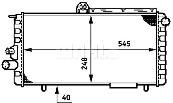 WG2183828 WILMINK GROUP Радиатор, охлаждение двигателя