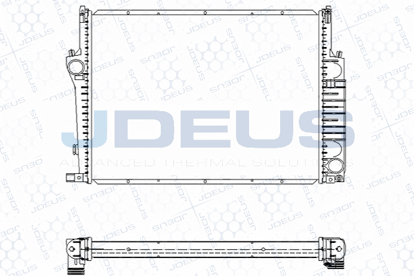 M0050150 JDEUS Радиатор, охлаждение двигателя