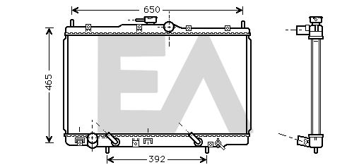 31R26113 EACLIMA Радиатор, охлаждение двигателя