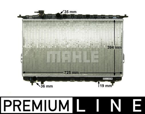 CR1290000P MAHLE Радиатор, охлаждение двигателя