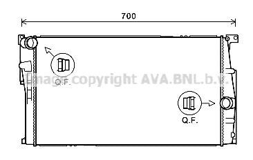 BW2455 AVA QUALITY COOLING Радиатор, охлаждение двигателя