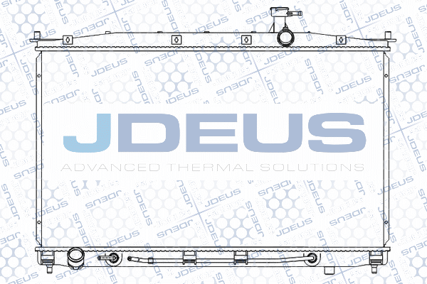 M0540380 JDEUS Радиатор, охлаждение двигателя