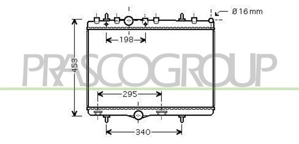 CI304R007 PRASCO Радиатор, охлаждение двигателя