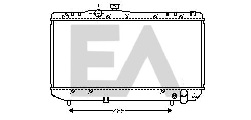 31R71065 EACLIMA Радиатор, охлаждение двигателя