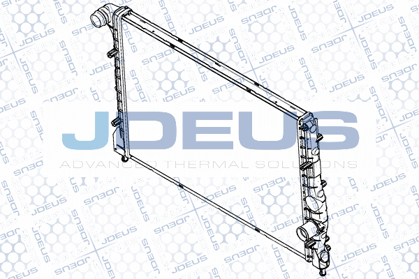 RA0000070 JDEUS Радиатор, охлаждение двигателя