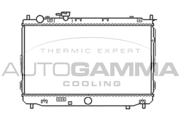 105803 AUTOGAMMA Радиатор, охлаждение двигателя