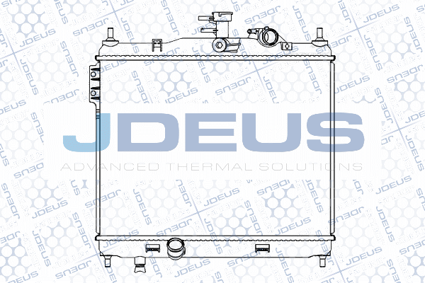 M0540200 JDEUS Радиатор, охлаждение двигателя