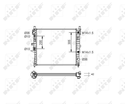 WG1722935 WILMINK GROUP Радиатор, охлаждение двигателя