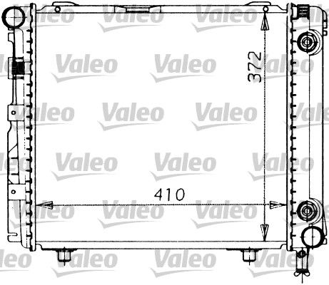 819201 VALEO Радиатор, охлаждение двигателя