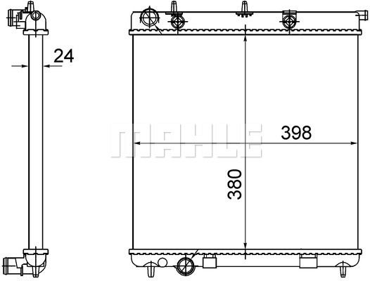 WG2183750 WILMINK GROUP Радиатор, охлаждение двигателя