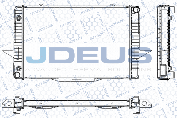 RA0310370 JDEUS Радиатор, охлаждение двигателя