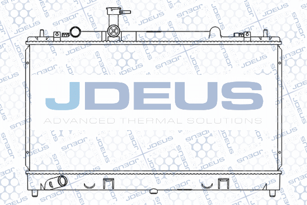 M0160450 JDEUS Радиатор, охлаждение двигателя