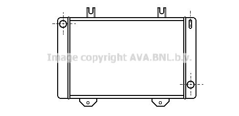 FD2133 PRASCO Радиатор, охлаждение двигателя