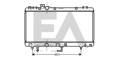 31R71112 EACLIMA Радиатор, охлаждение двигателя