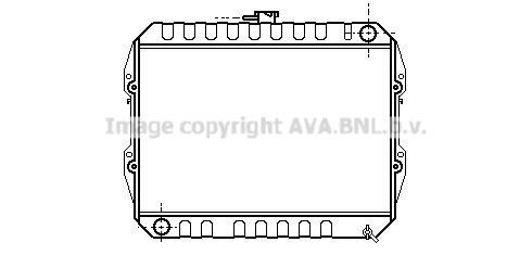 VN2090 AVA QUALITY COOLING Радиатор, охлаждение двигателя