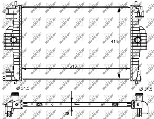 WG1723657 WILMINK GROUP Радиатор, охлаждение двигателя