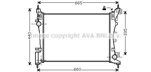 FTA2318 AVA QUALITY COOLING Радиатор, охлаждение двигателя