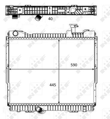 WG1723435 WILMINK GROUP Радиатор, охлаждение двигателя