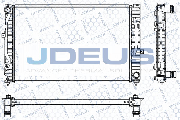 RA0010230 JDEUS Радиатор, охлаждение двигателя