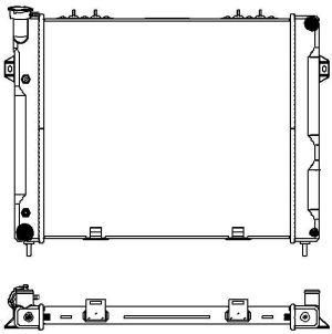 32311009 SAKURA Automotive Радиатор, охлаждение двигателя
