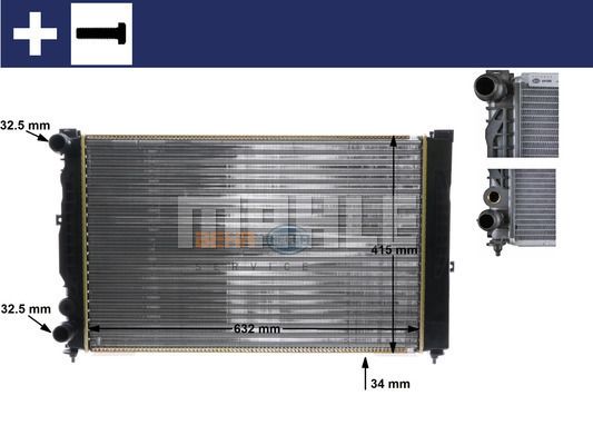 CR647000S MAHLE Радиатор, охлаждение двигателя