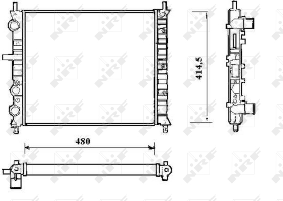 WG1723187 WILMINK GROUP Радиатор, охлаждение двигателя