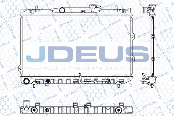 065M21 JDEUS Радиатор, охлаждение двигателя