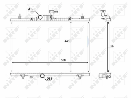 WG1723348 WILMINK GROUP Радиатор, охлаждение двигателя