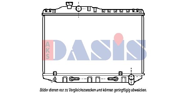 210063N AKS DASIS Радиатор, охлаждение двигателя