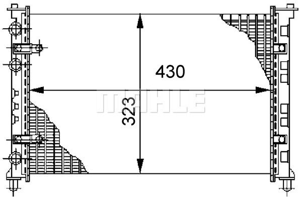 WG2183392 WILMINK GROUP Радиатор, охлаждение двигателя