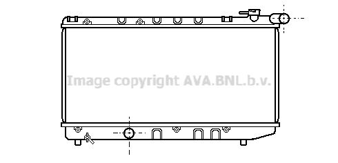 TO2124 AVA QUALITY COOLING Радиатор, охлаждение двигателя