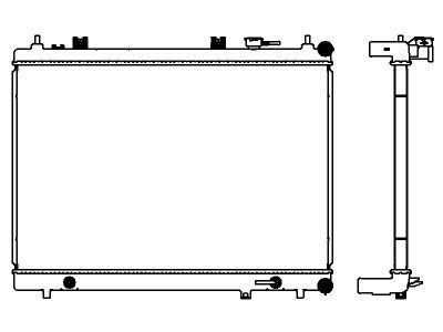 33418515 SAKURA Automotive Радиатор, охлаждение двигателя