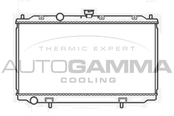 103840 AUTOGAMMA Радиатор, охлаждение двигателя