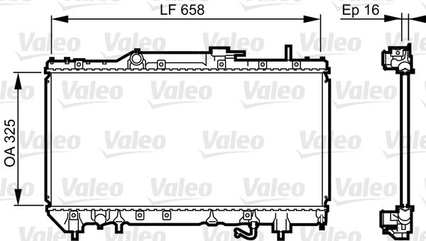 731685 VALEO Радиатор, охлаждение двигателя