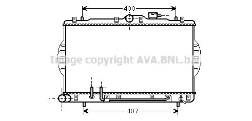 HY2034 AVA QUALITY COOLING Радиатор, охлаждение двигателя