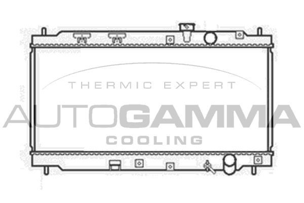 102855 AUTOGAMMA Радиатор, охлаждение двигателя