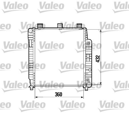 732469 VALEO Радиатор, охлаждение двигателя