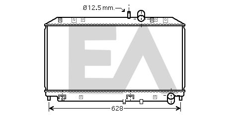 31R52070 EACLIMA Радиатор, охлаждение двигателя