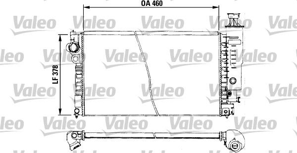 730572 VALEO Радиатор, охлаждение двигателя