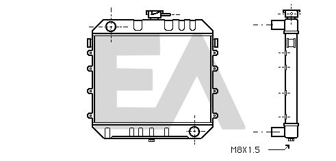 31R54003 EACLIMA Радиатор, охлаждение двигателя