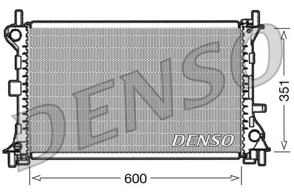 DRM10052 DENSO Радиатор, охлаждение двигателя