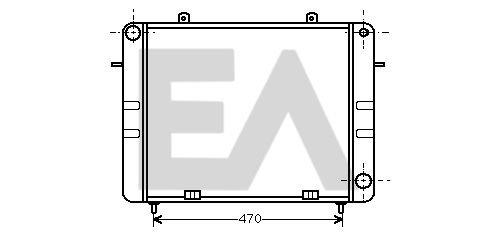 31R54042 EACLIMA Радиатор, охлаждение двигателя